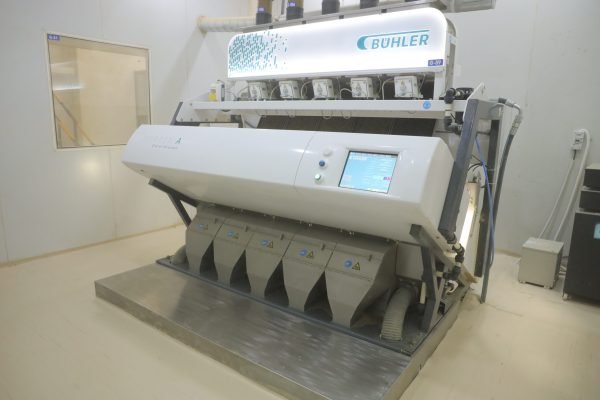 AI Color Sorting Machinery From Bühler, Satake, Anzai, and Meyer — ensuring flawless product uniformity